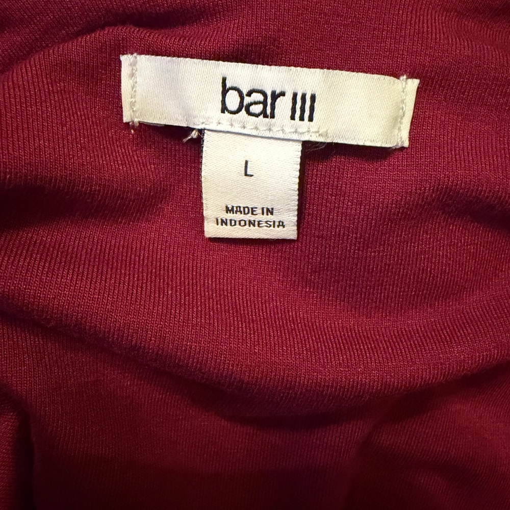 Bar III Burgundy Sleeveless Dress - Picture 11 of 11